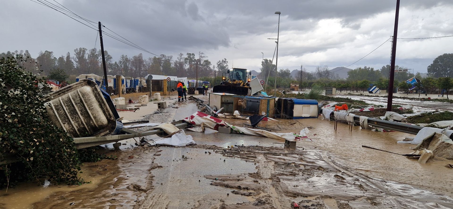 Labores de limpieza en Cártama Estación