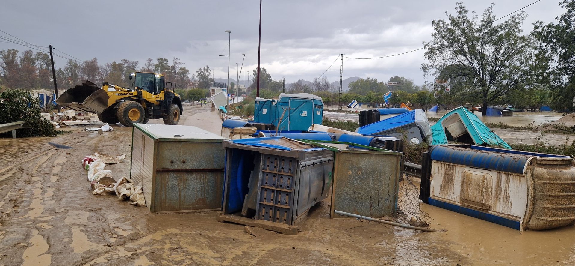 Labores de limpieza en Cártama Estación