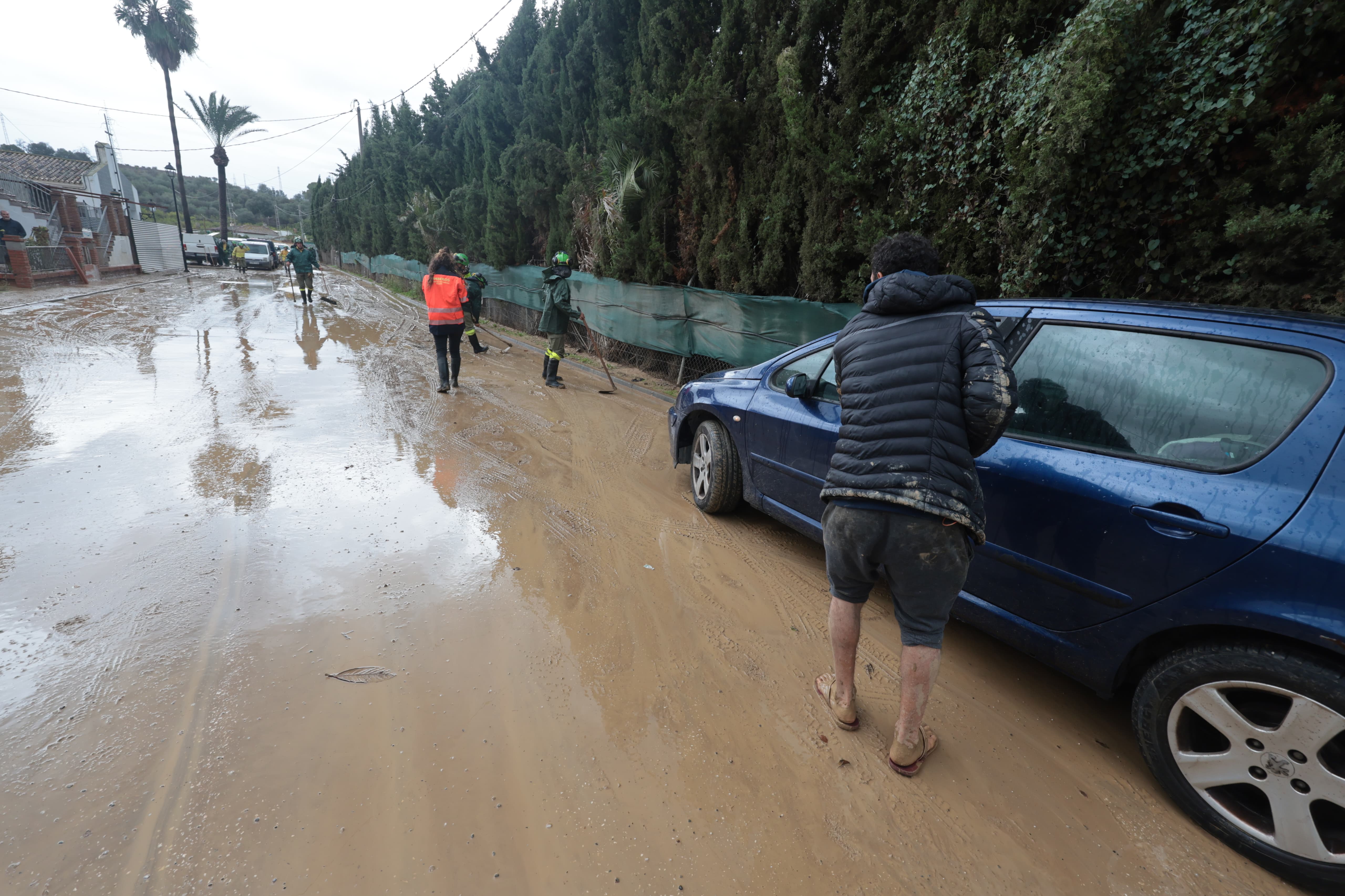 Los efectos en Málaga de la tromba de agua provocada por la Dana