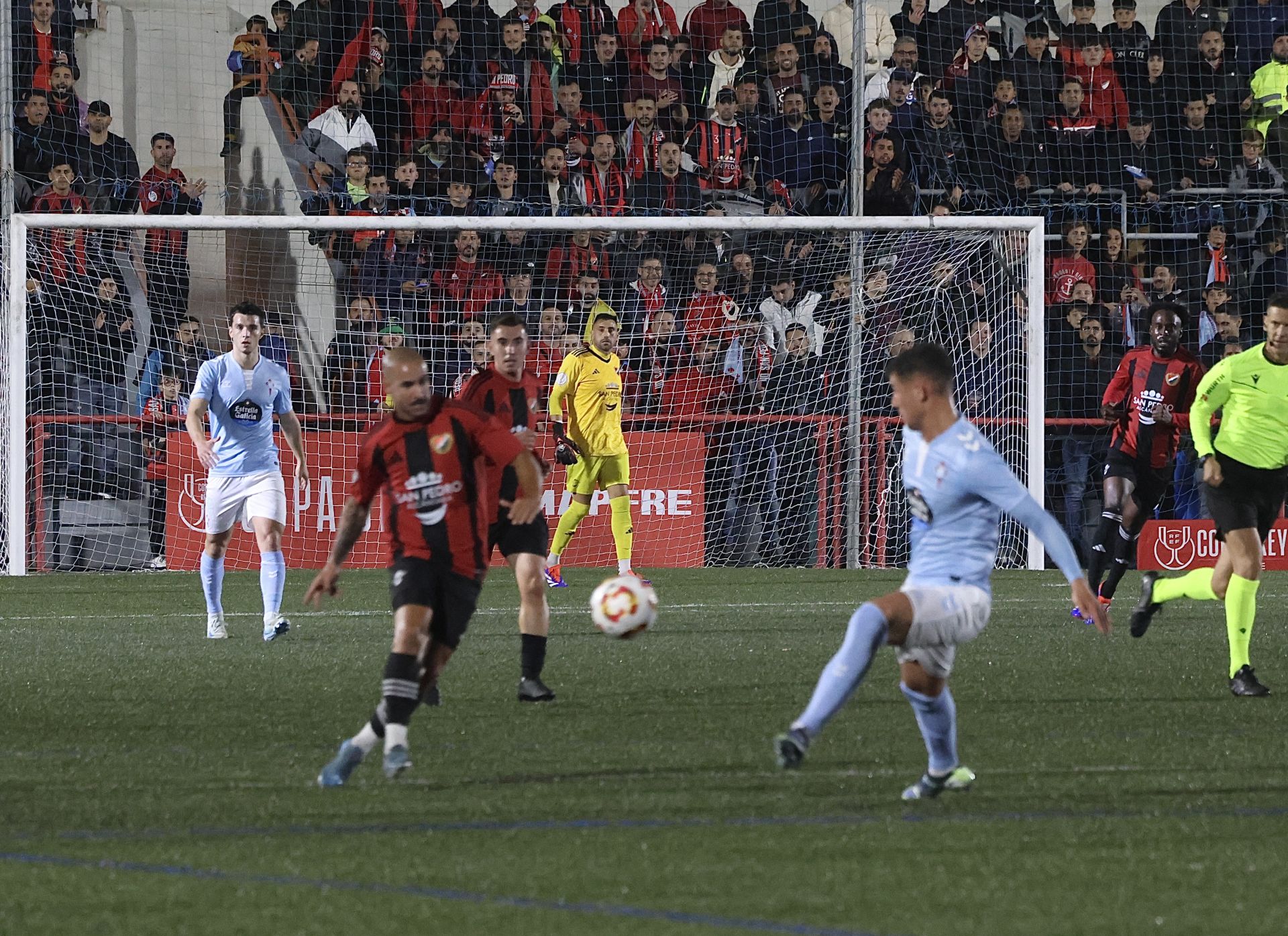 Las mejores imágenes del San Pedro frente al Celta en la Copa del Rey