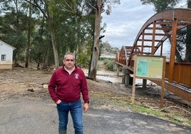 El alcalde de Álora, Francisco Martínez, ayer.