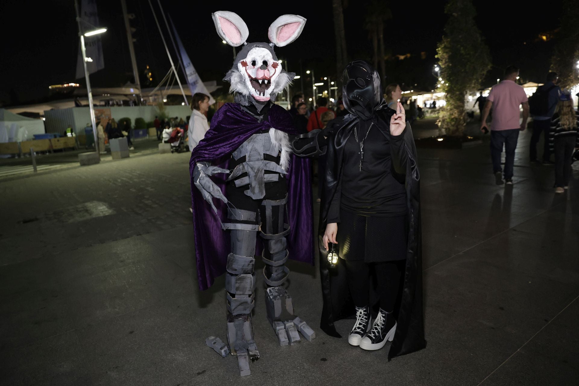 Noche de Halloween en el Centro de Málaga