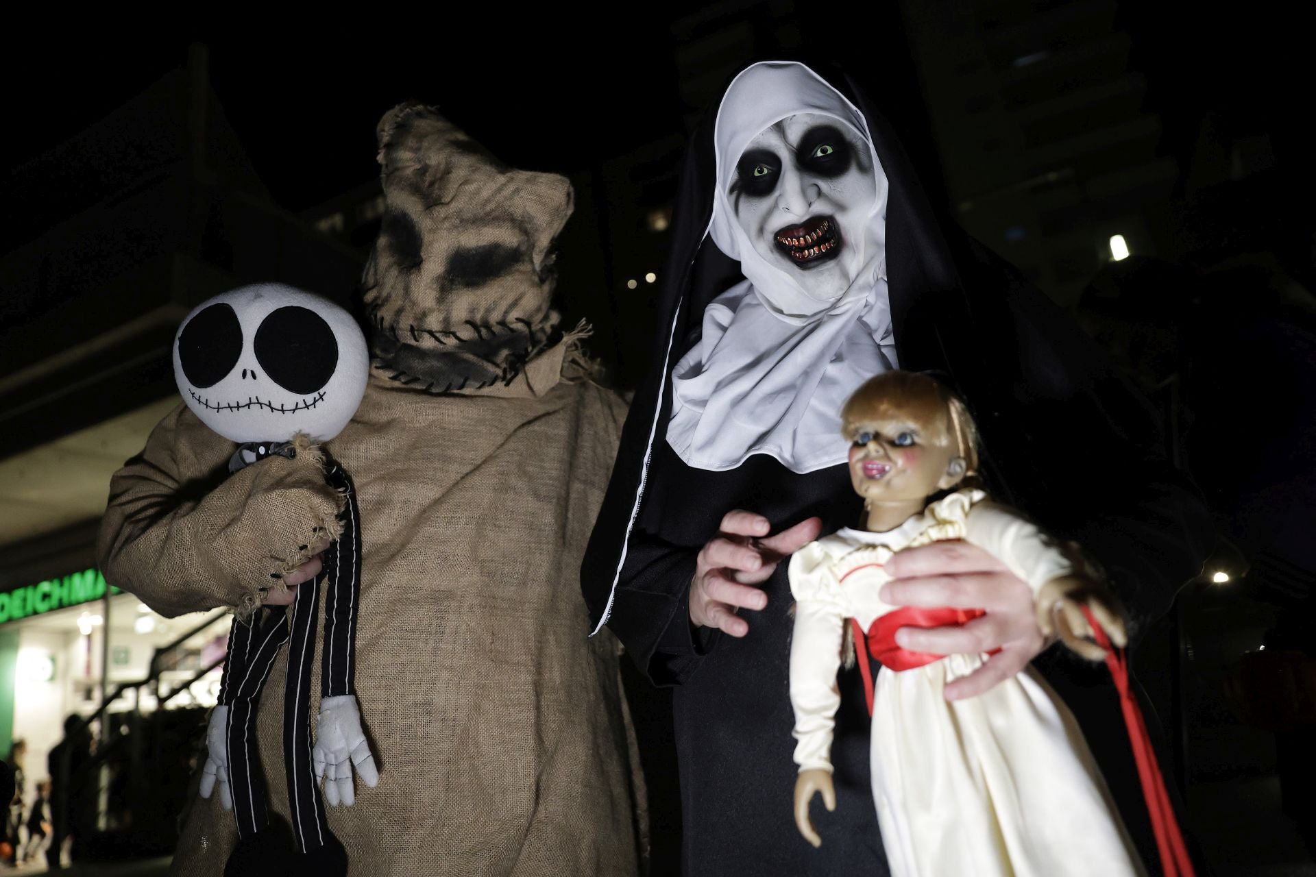 Noche de Halloween en el Centro de Málaga