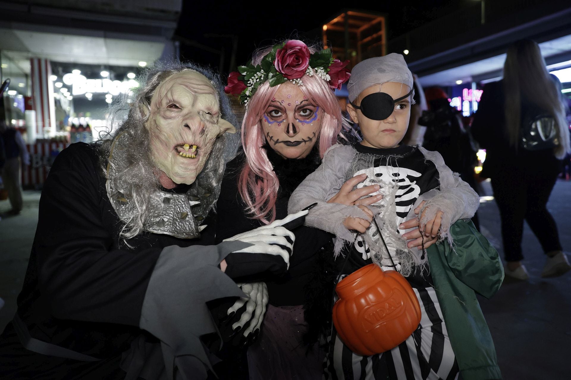 Noche de Halloween en el Centro de Málaga