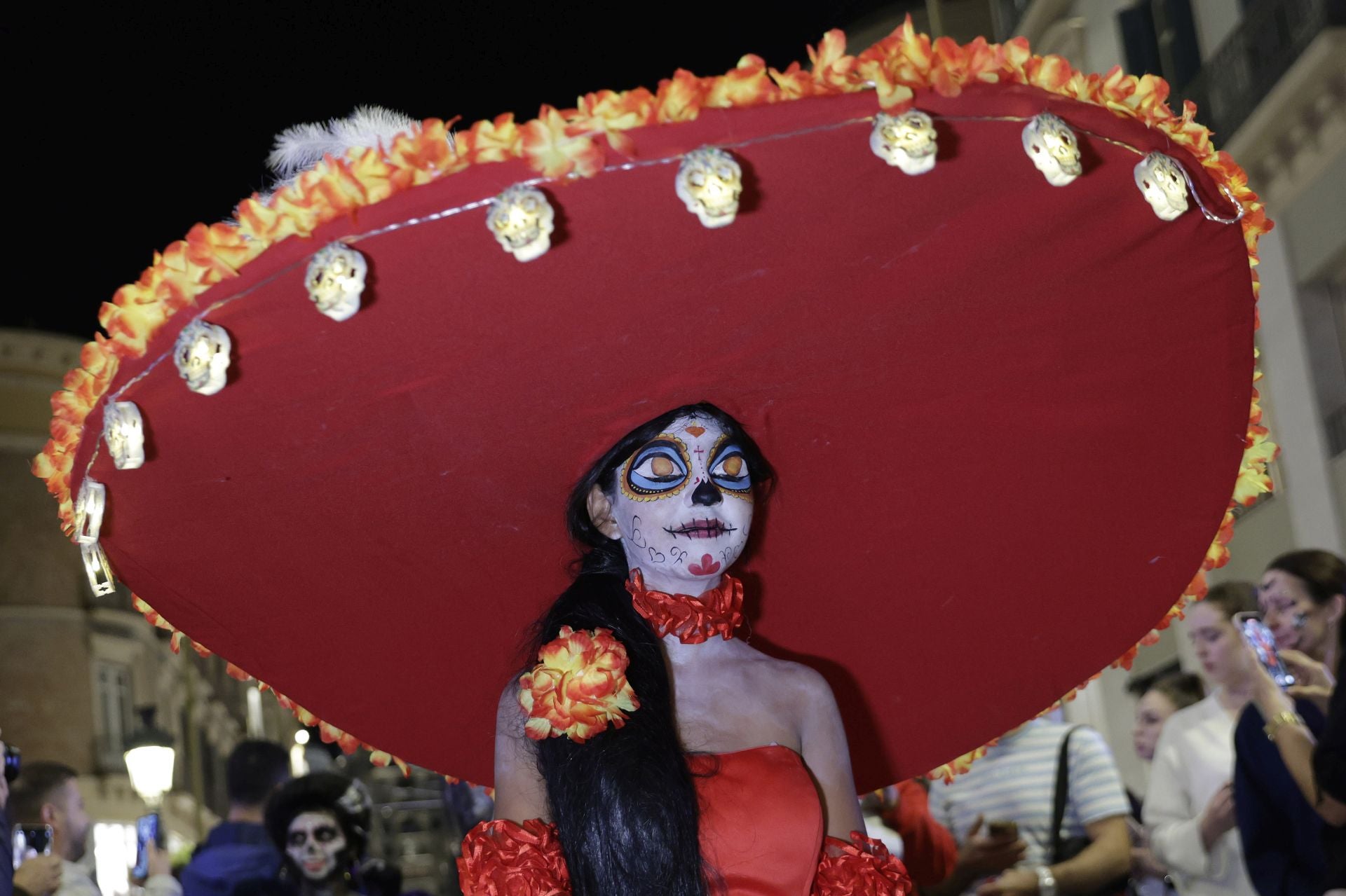 Noche de Halloween en el Centro de Málaga