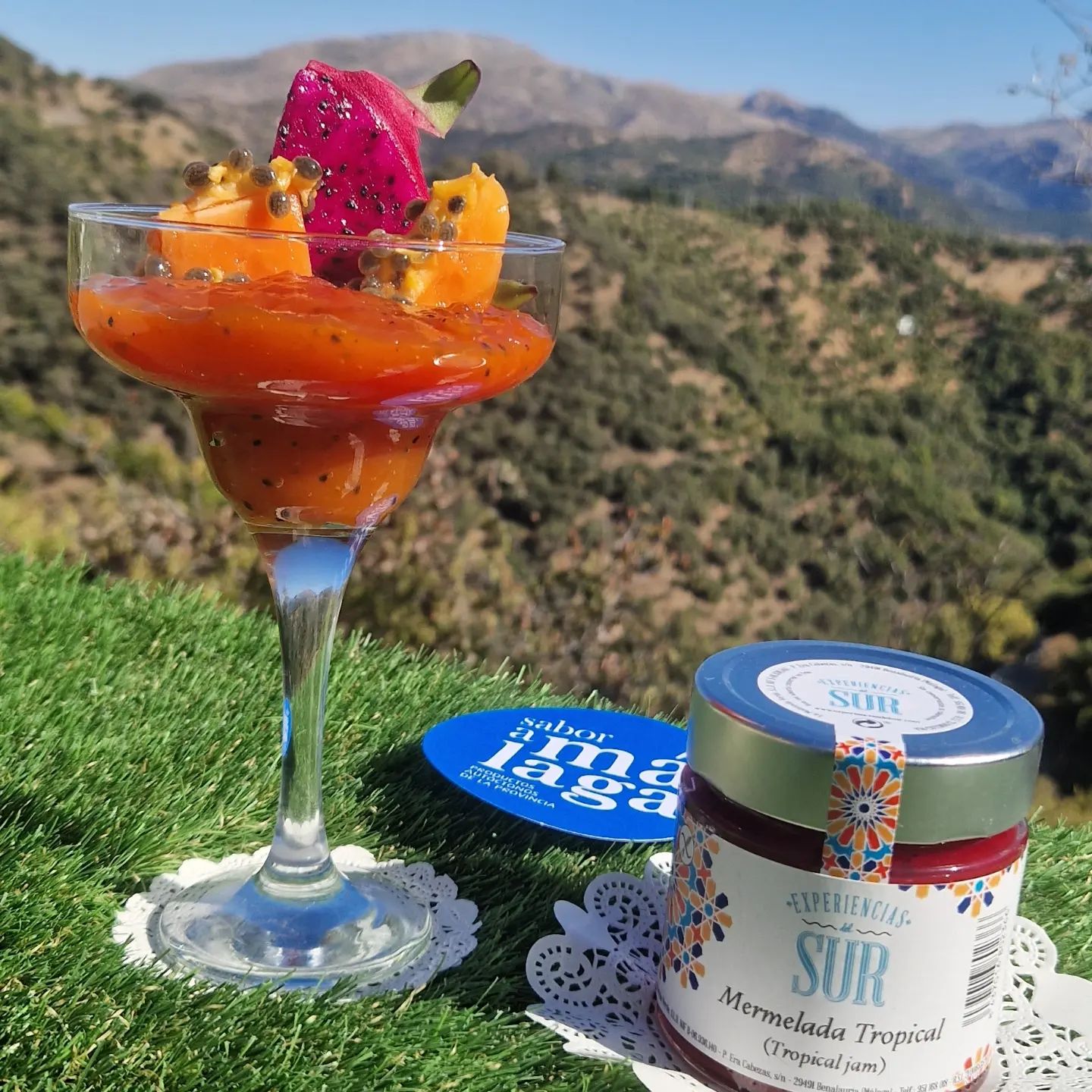 Mermelada tropical de Experiencia del Sur.