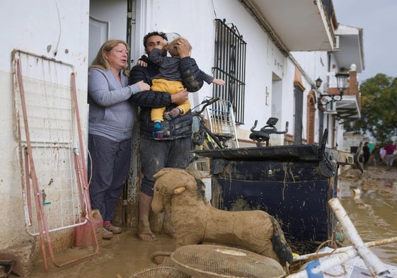 Vecinos de la pedanía de Doña Ana, en Cártama.