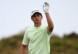 Ángel Ayora, durante un torneo.