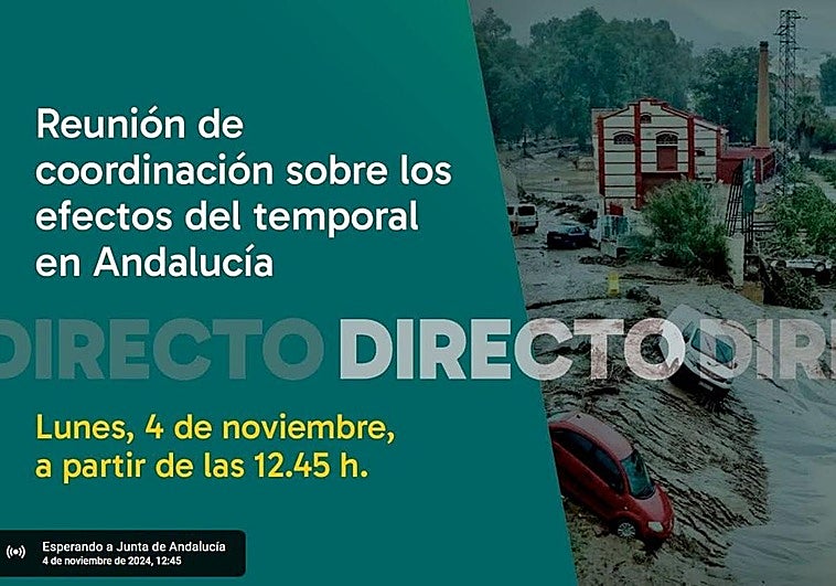 Así ha sido la comparecencia del consejero de Presidencia tras la reunión sobre los efectos del temporal en Andalucía