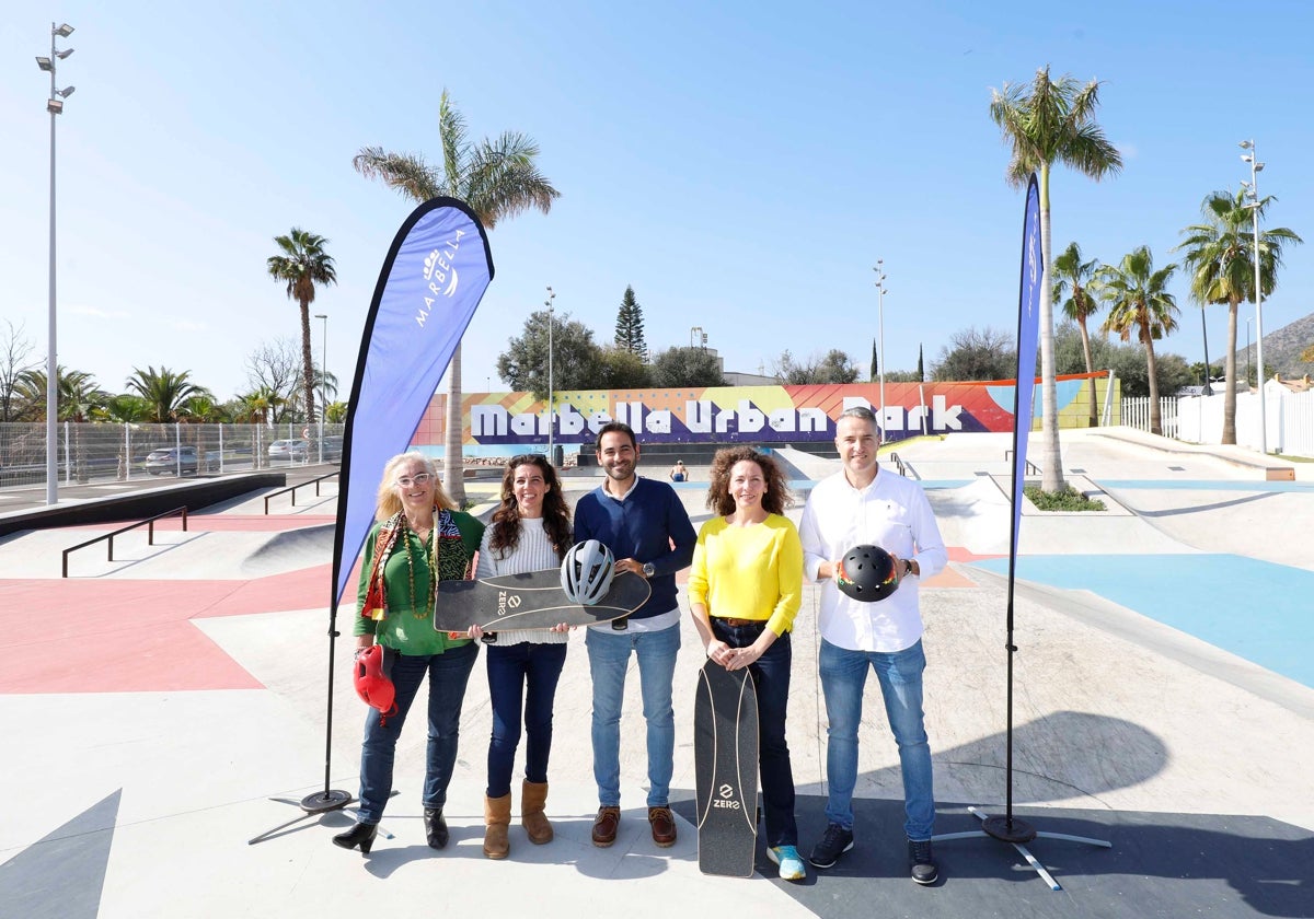 Marbella pone en marcha la Escuela de Skate Adaptado de noviembre a mayo