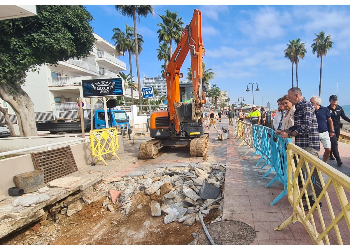 La DANA deja más de 300.000 euros en destrozos en las playas de Torremolinos