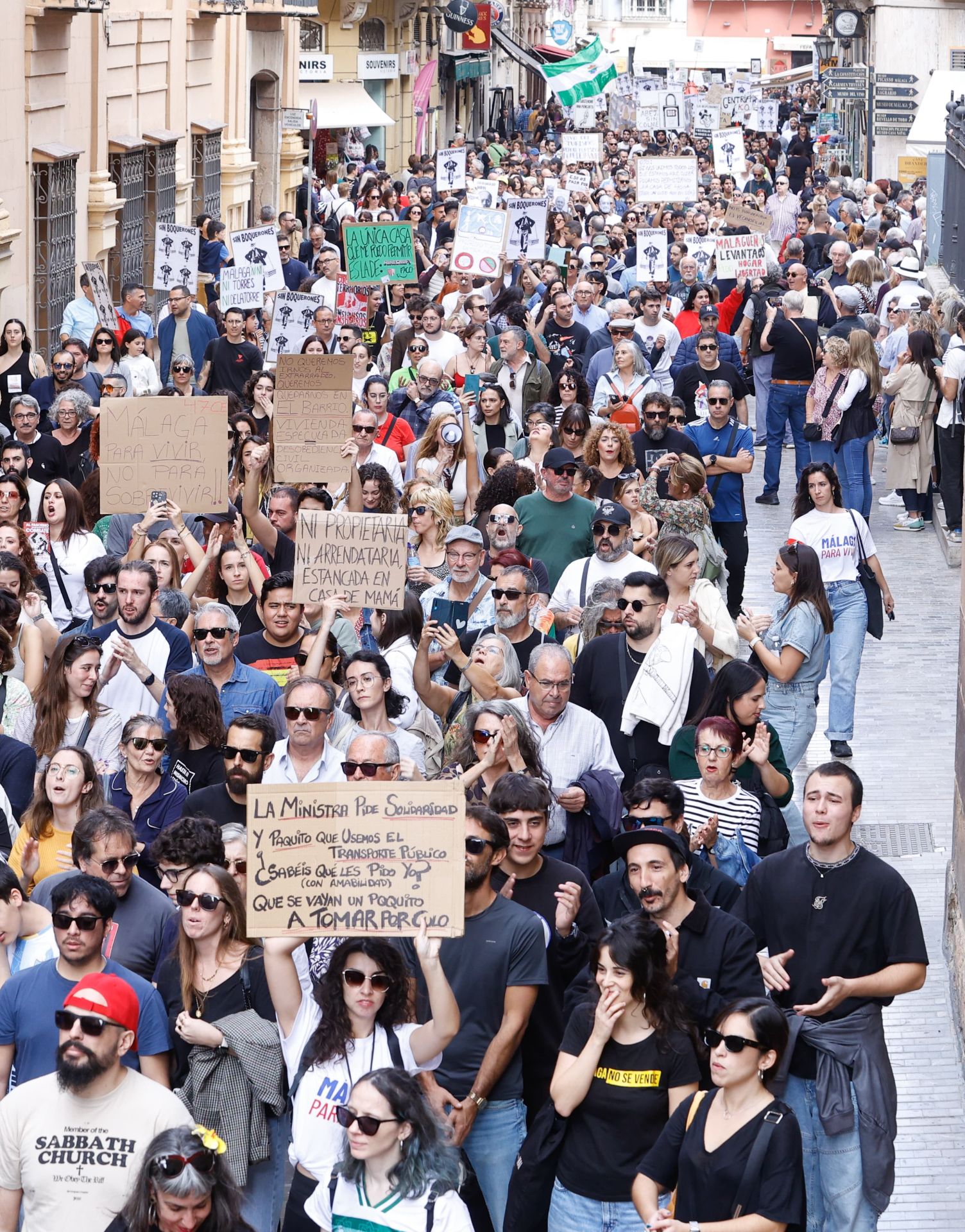 El 9N en Málaga, en imágenes