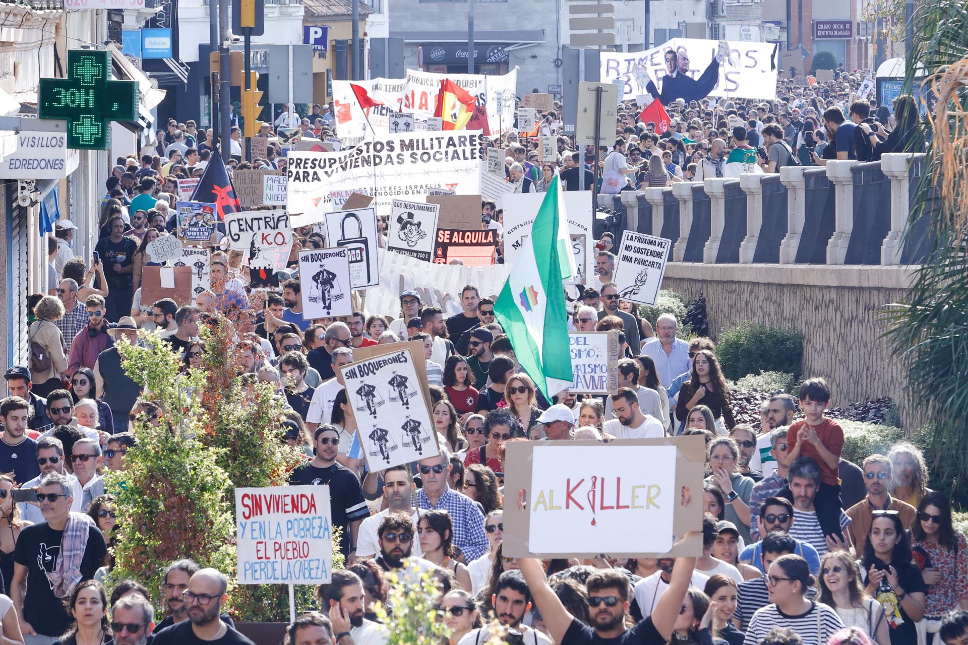 El 9N en Málaga, en imágenes