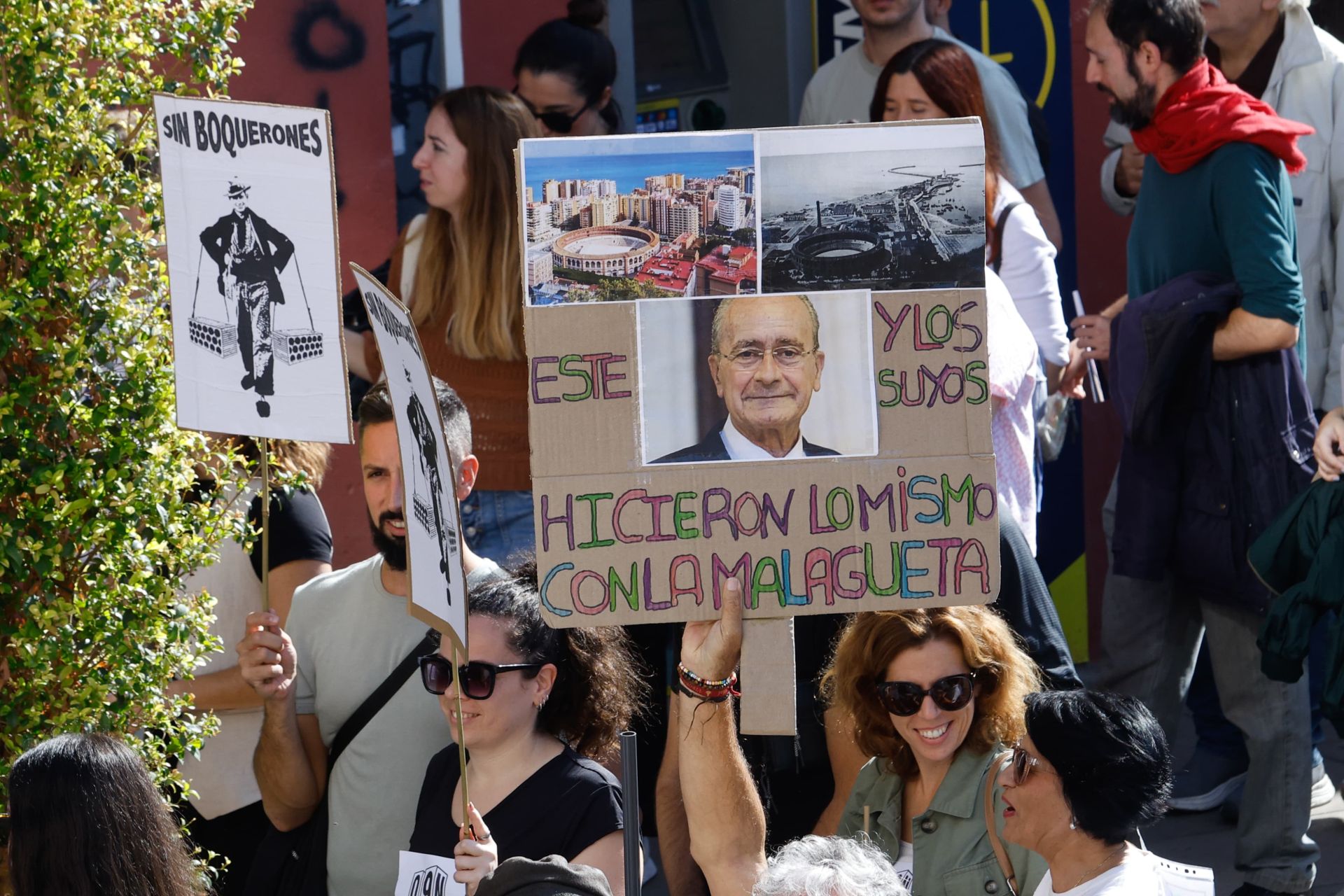 El 9N en Málaga, en imágenes