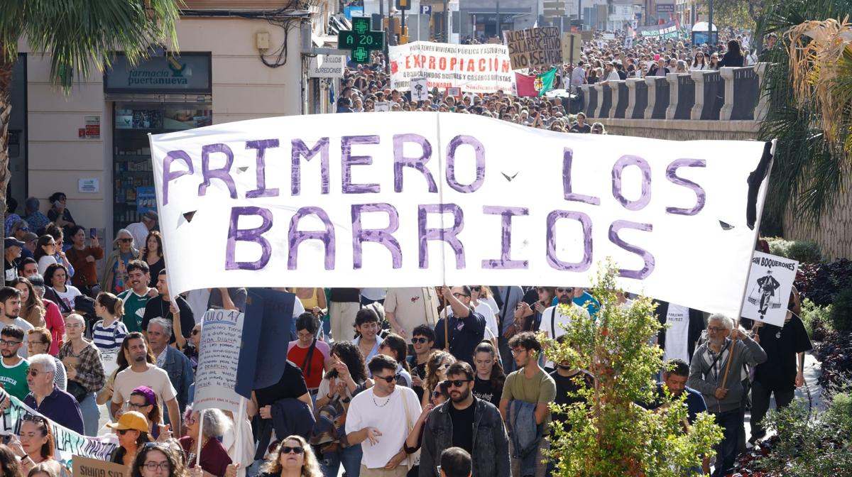 ¿Qué piden los manifestantes del 9N en Málaga?