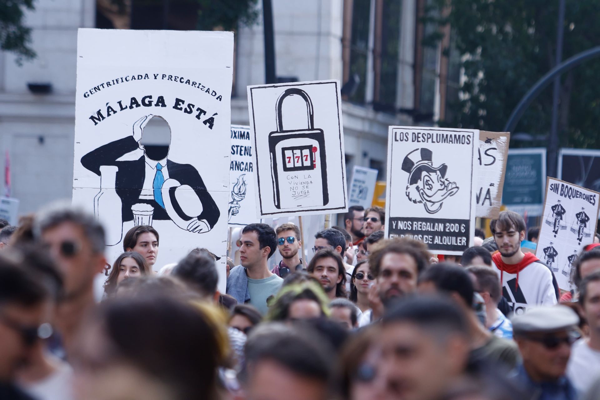 El 9N en Málaga, en imágenes