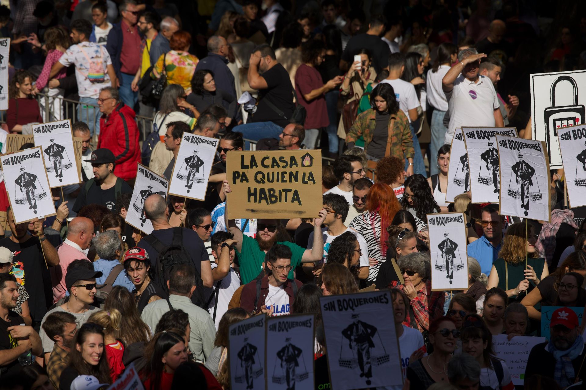 El 9N en Málaga, en imágenes