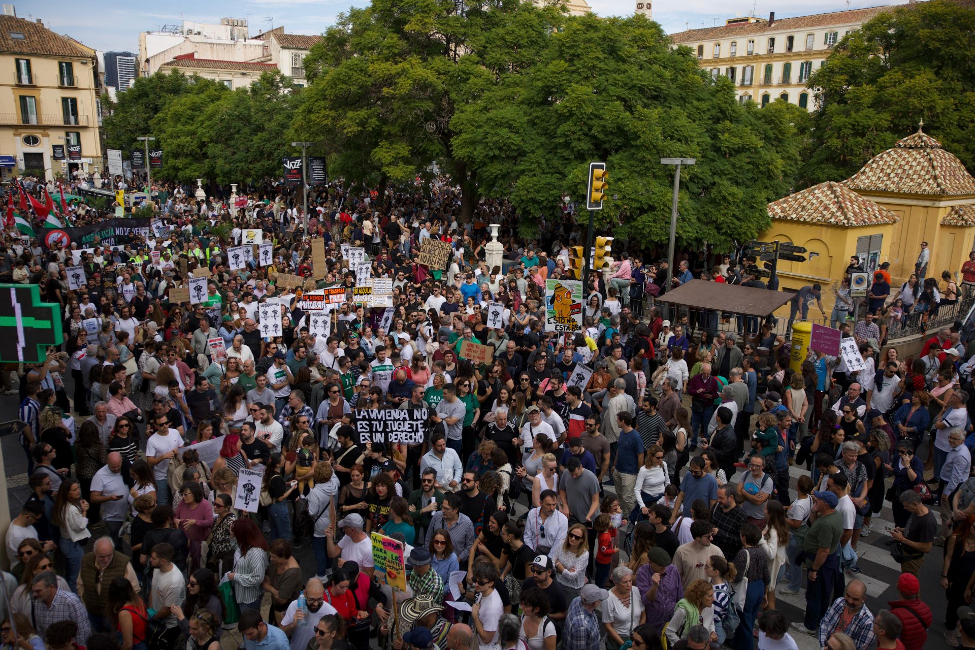 El 9N en Málaga, en imágenes