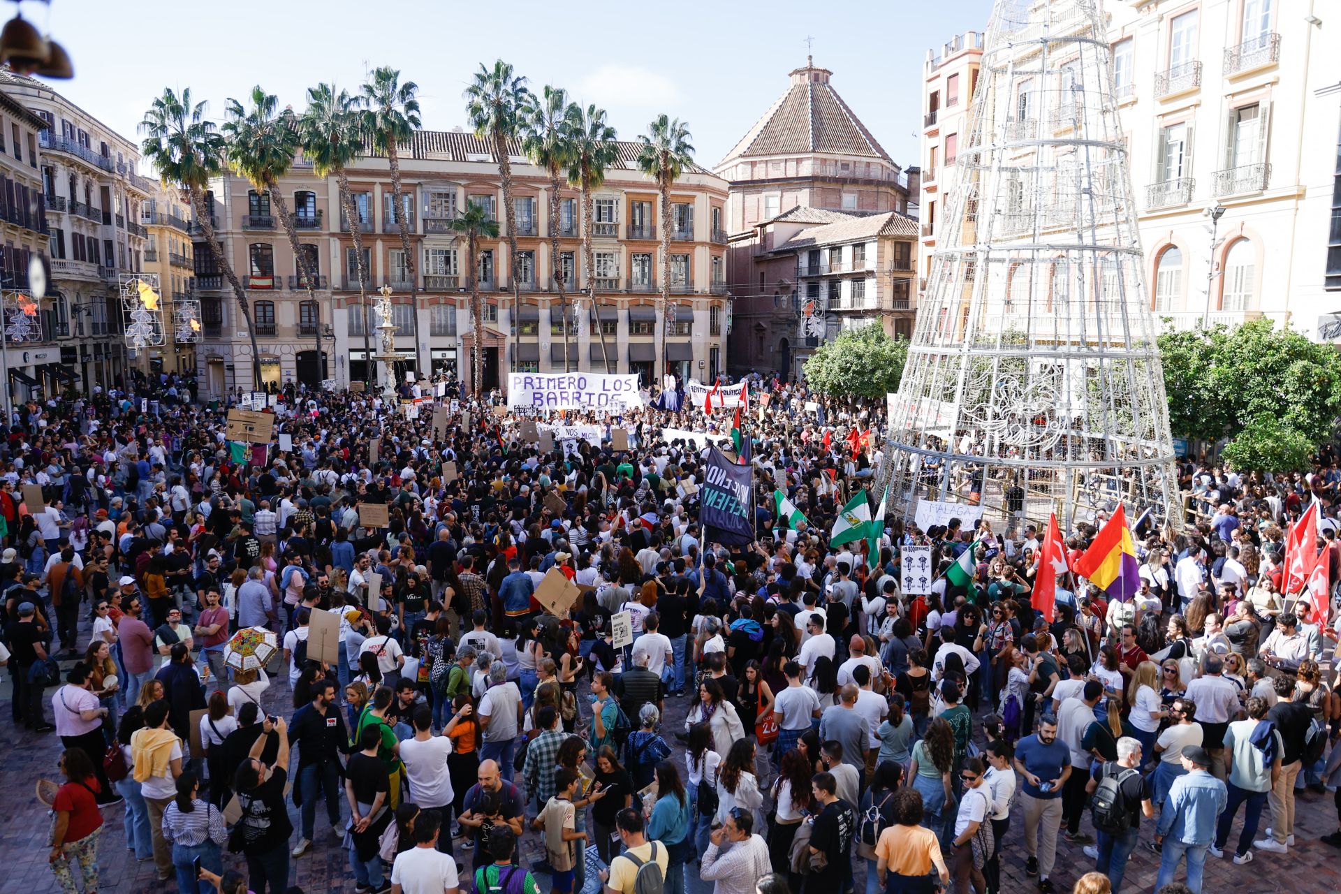 El 9N en Málaga, en imágenes