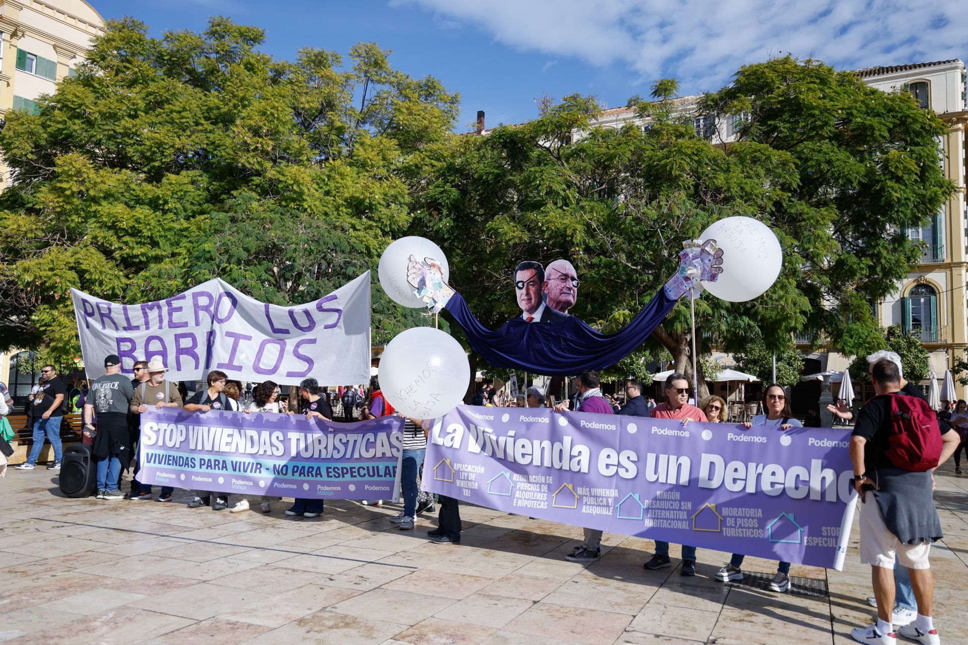 El 9N en Málaga, en imágenes