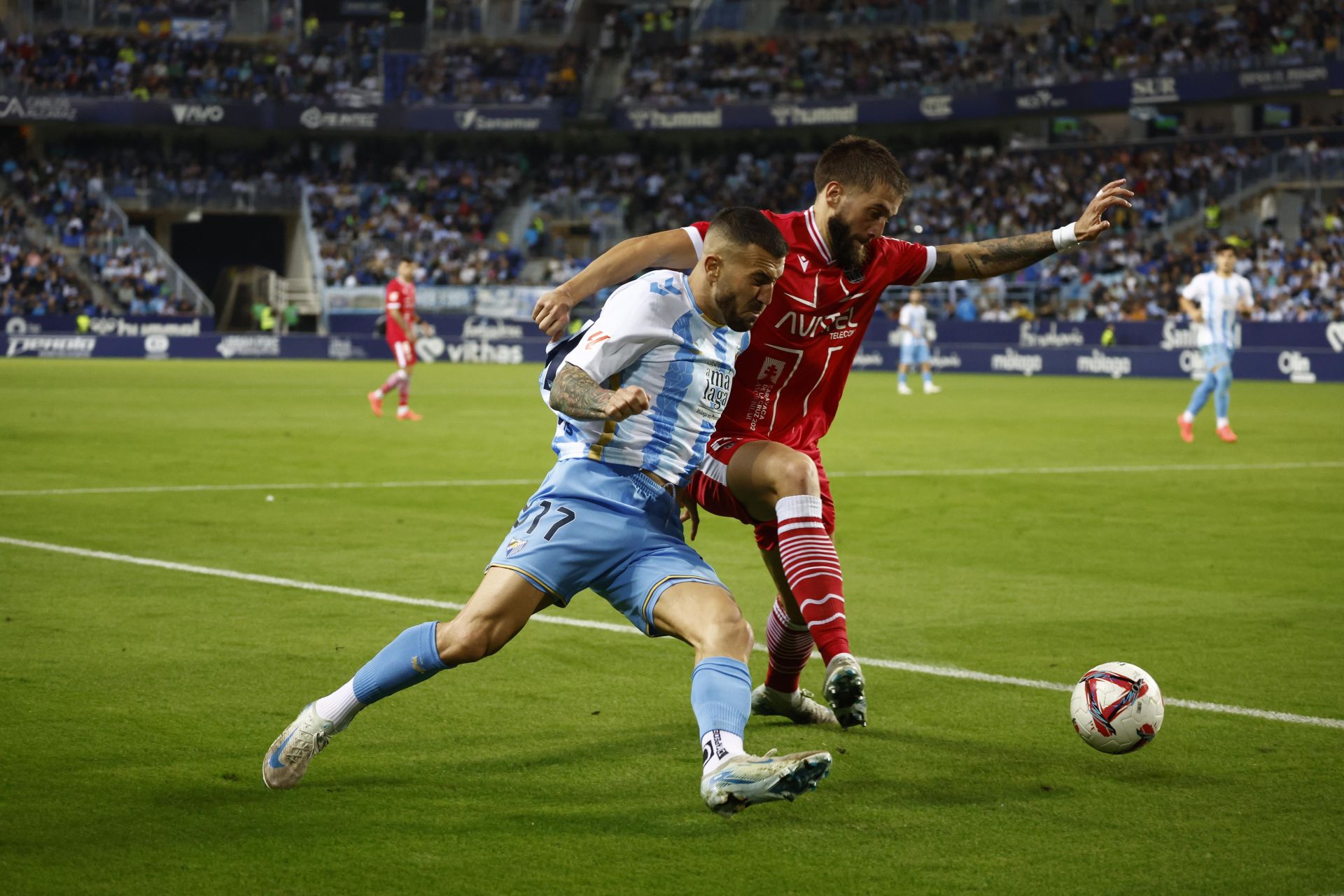 El Málaga - Cartagena, en imágenes