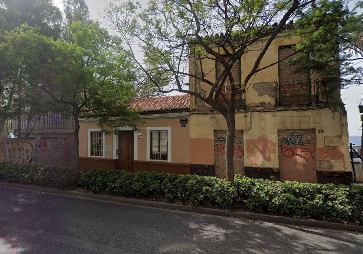 Casas que van a ser expropiadas por la Gerencia Municipal de Urbanismo.