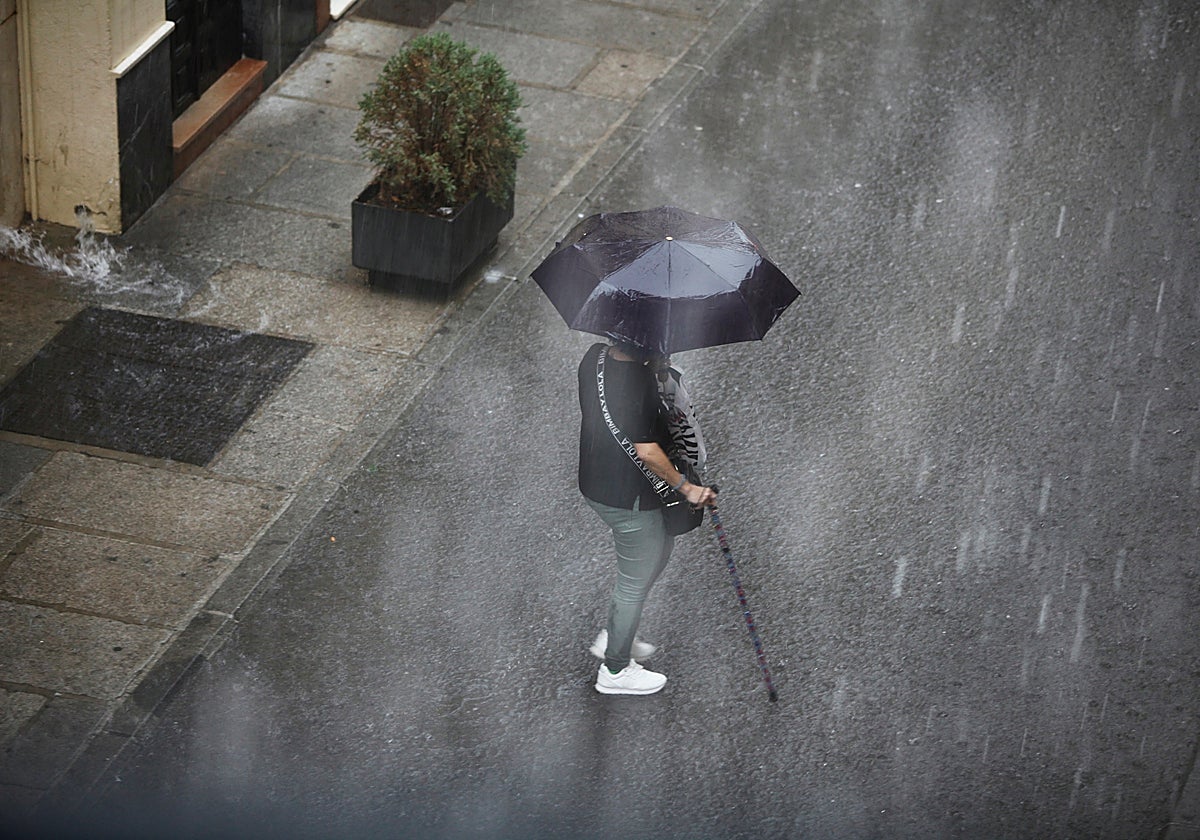 El fuerte aguacero que cayó el viernes 25 de octubre dejó 20 litros en una hora