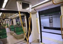 El metro suspende su servicio en Málaga