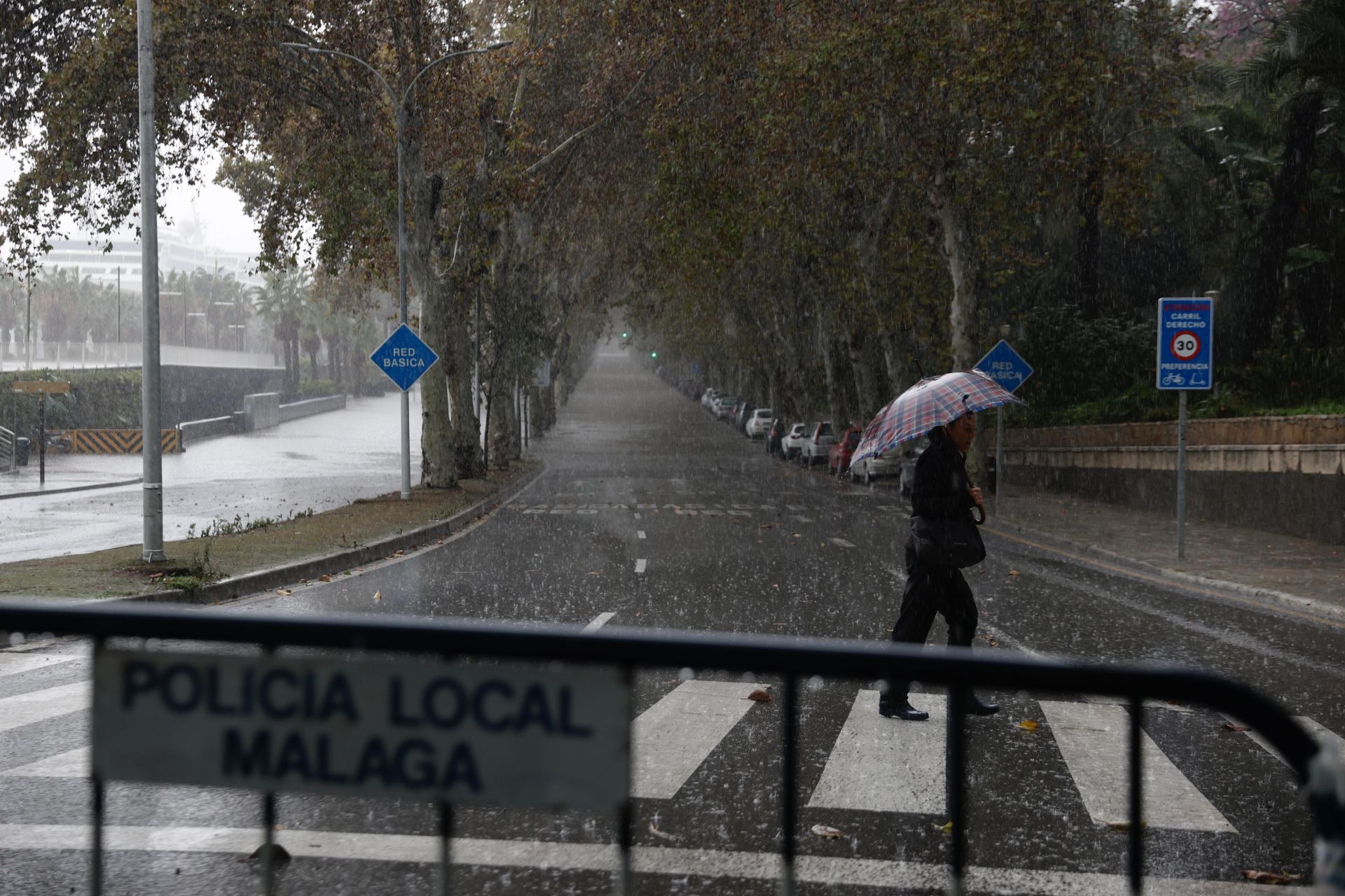 El Paseo de los Curas, en la capital, cortado