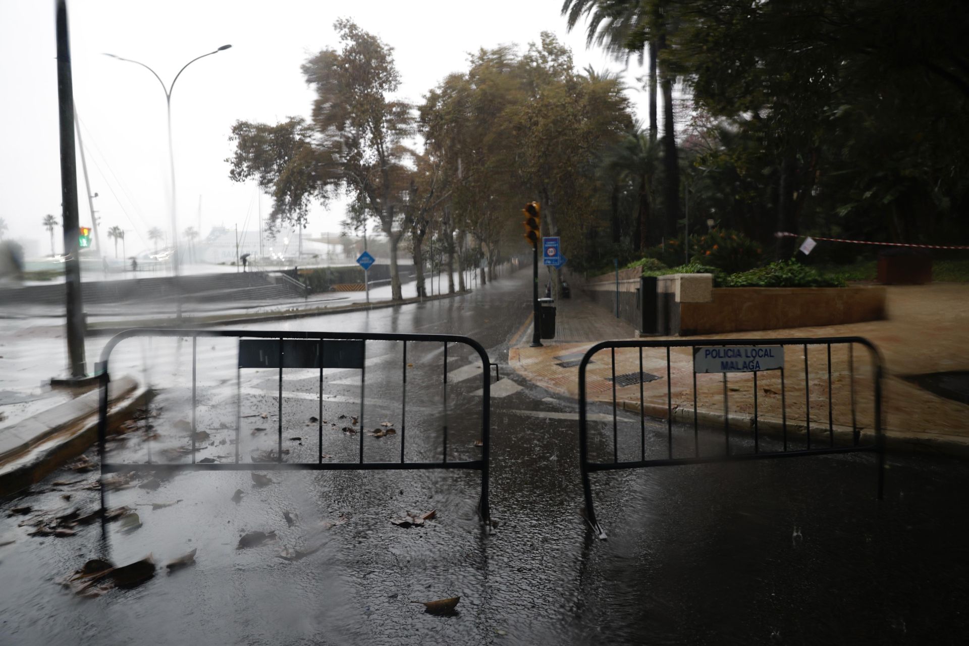 El Paseo de los Curas, en la capital, cortado