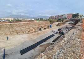 Vista general de las dimensiones que tendrá el tanque de tormentas.