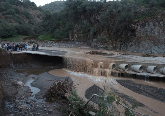 La pedanía de Los Moras después del temporal.