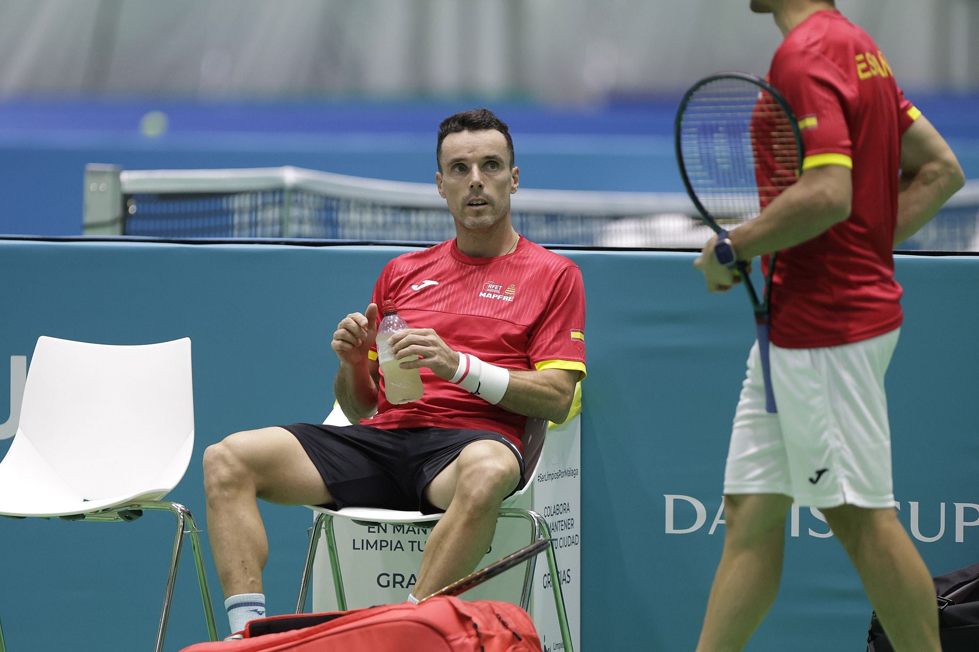 Nadal y Alcaraz, juntos en Málaga: España ya se entrena al completo para la Davis