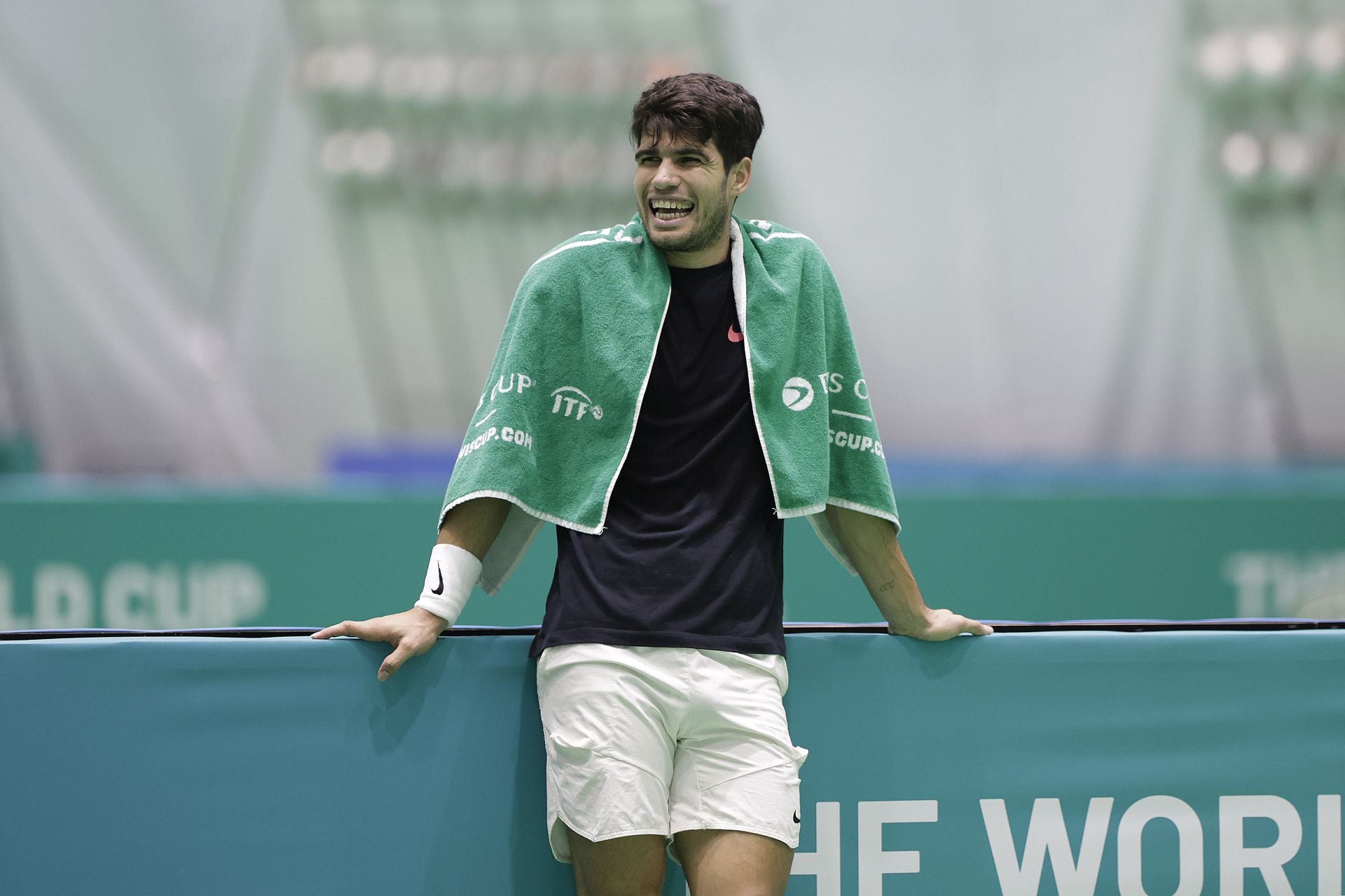 Nadal y Alcaraz, juntos en Málaga: España ya se entrena al completo para la Davis