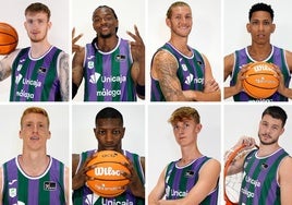 Balcerowski, Perry, Osetkowski, Pérez, Díaz, Sima, Moller y Barreiro son los ocho internacionales del Unicaja.