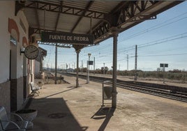 Estación ferroviaria de Fuente de Piedra.