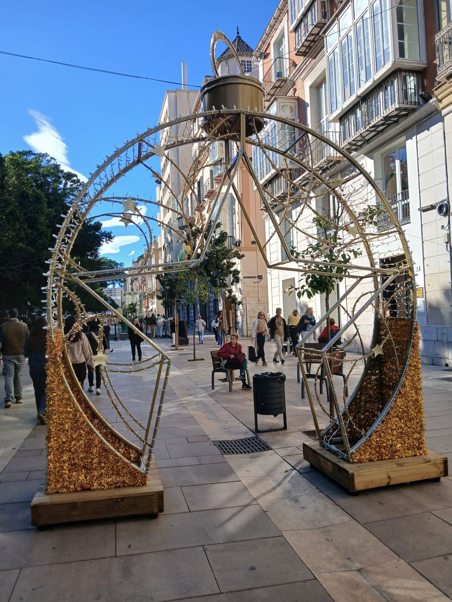 La decoración de Navidad de la Alameda, en imágenes