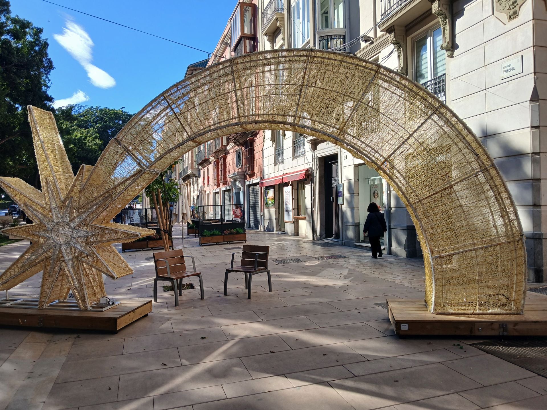 La decoración de Navidad de la Alameda, en imágenes