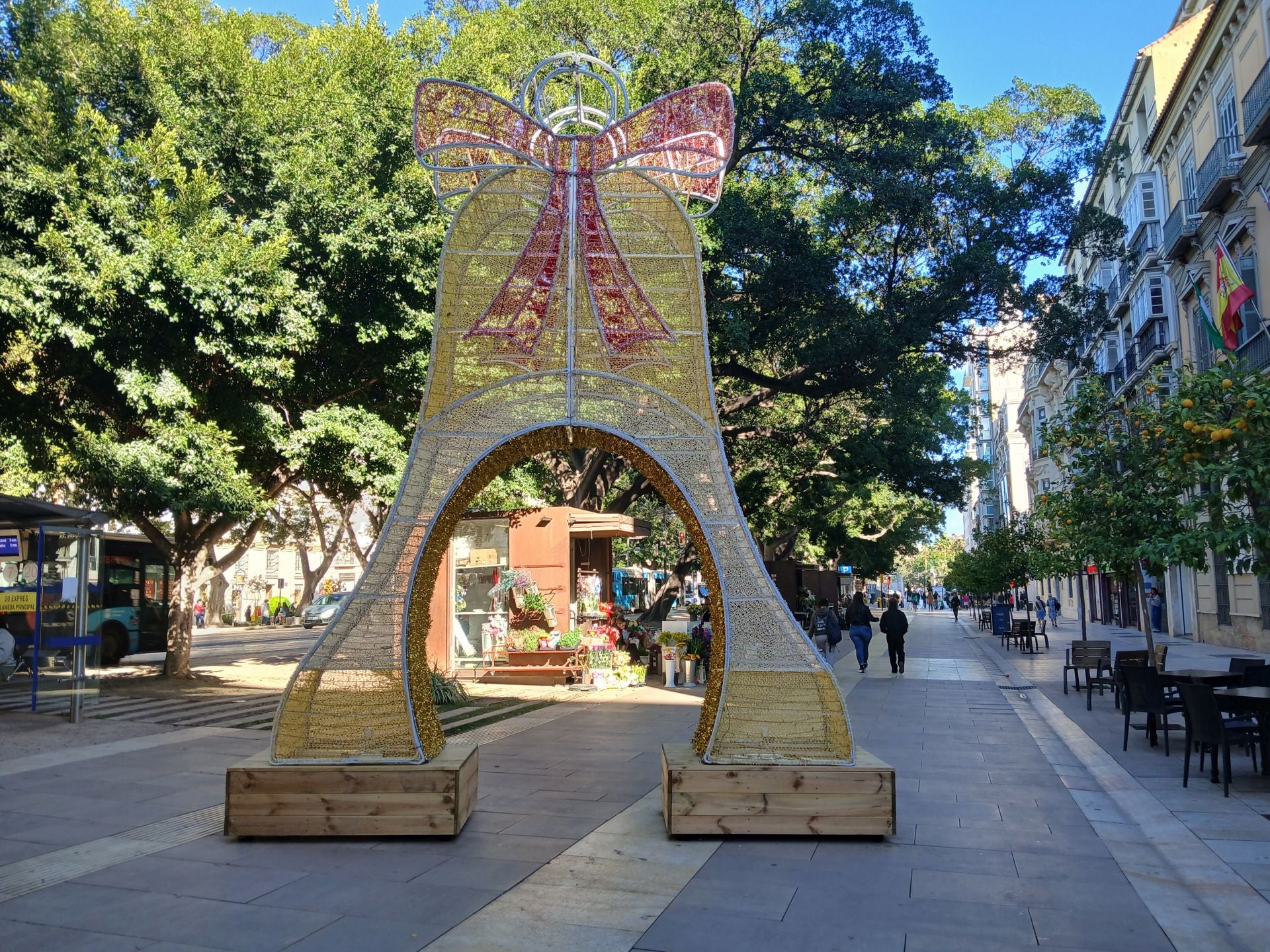 La decoración de Navidad de la Alameda, en imágenes