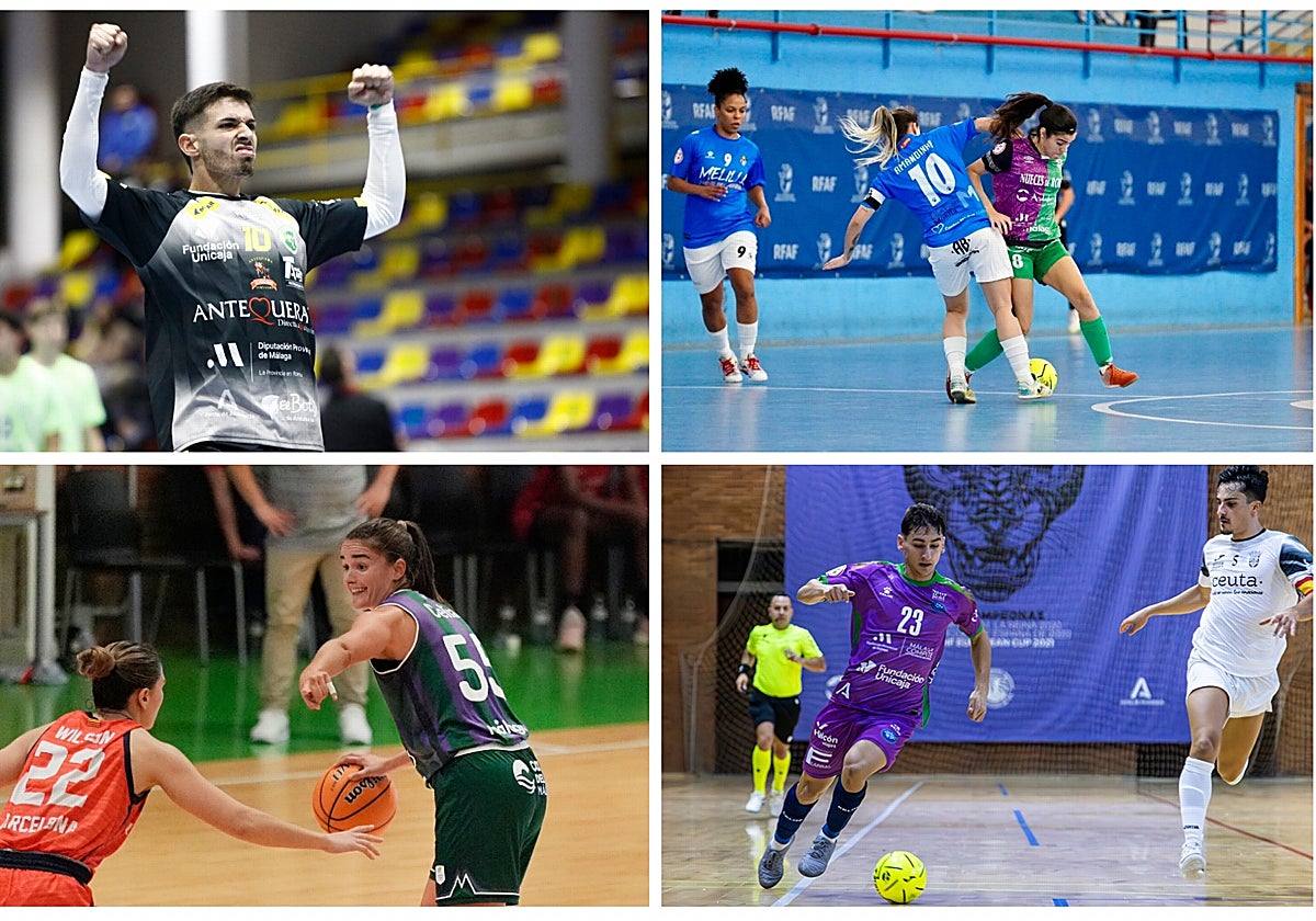 Polideportivo malagueño: Fin de semana llena de duelos antes rivales directos