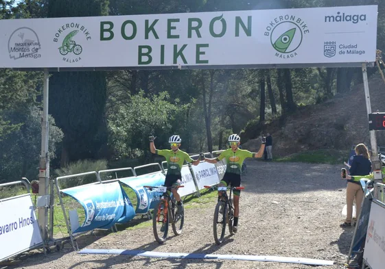 Los ganadores de la prueba masculina.