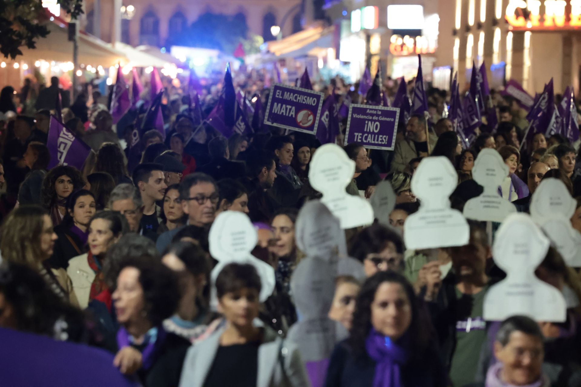 Así ha sido el 25N en Málaga