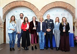 La alcaldesa, Ángeles Muñoz, en el acto institucional del 25N.