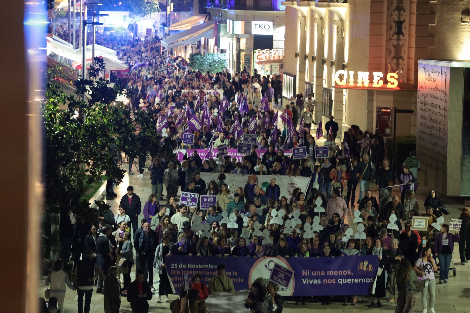 Así ha sido el 25N en Málaga