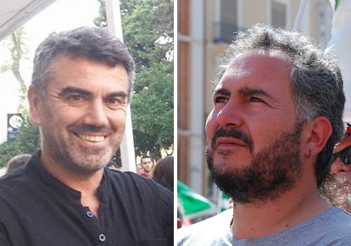 Guzmán, a la izquierda de la imagen, y Campos, a la derecha, son los aspirantes.