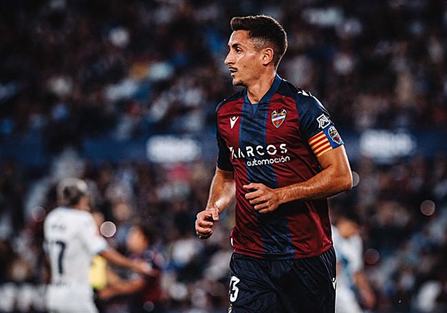 Pablo Martínez, capitán del Levante y uno de los canteranos.