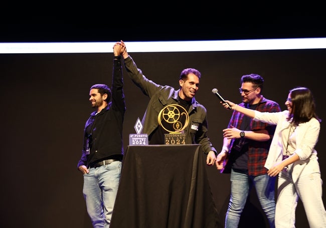 Acto de entrega del premio.