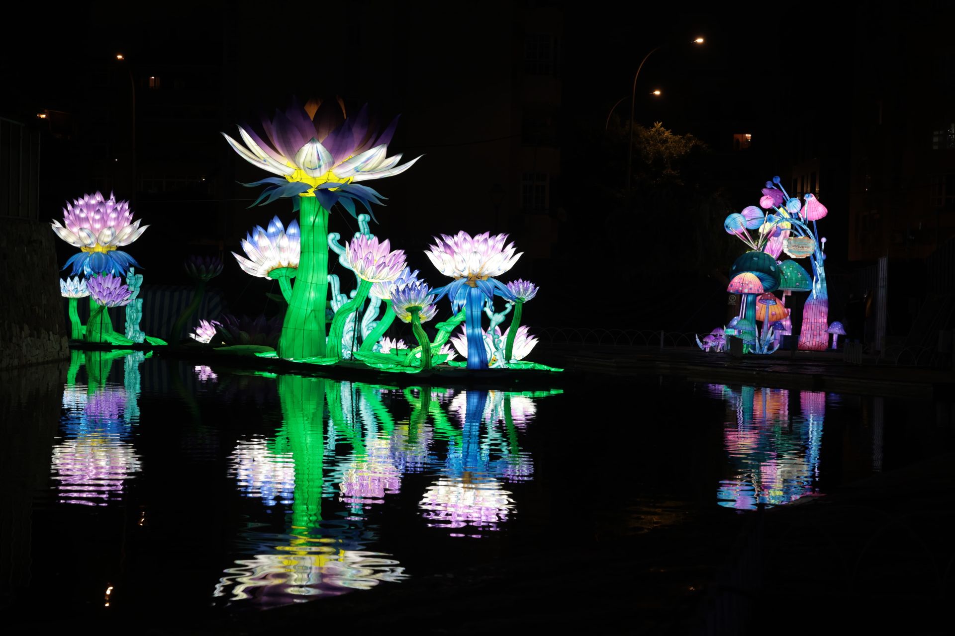 El Festival de las Linternas de Málaga, en fotos