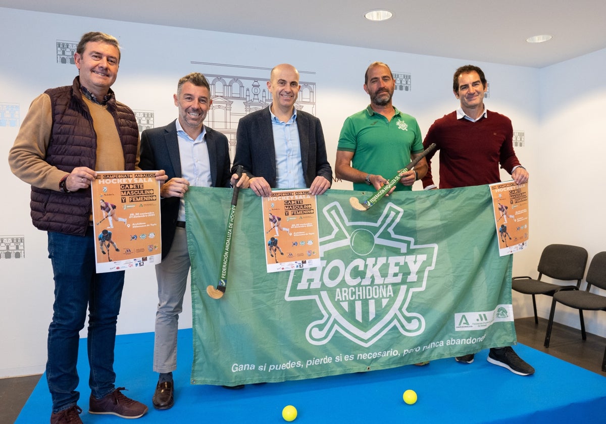 Presentación del VIII Campeonato de Andalucía de Hockey Sala Cadete.