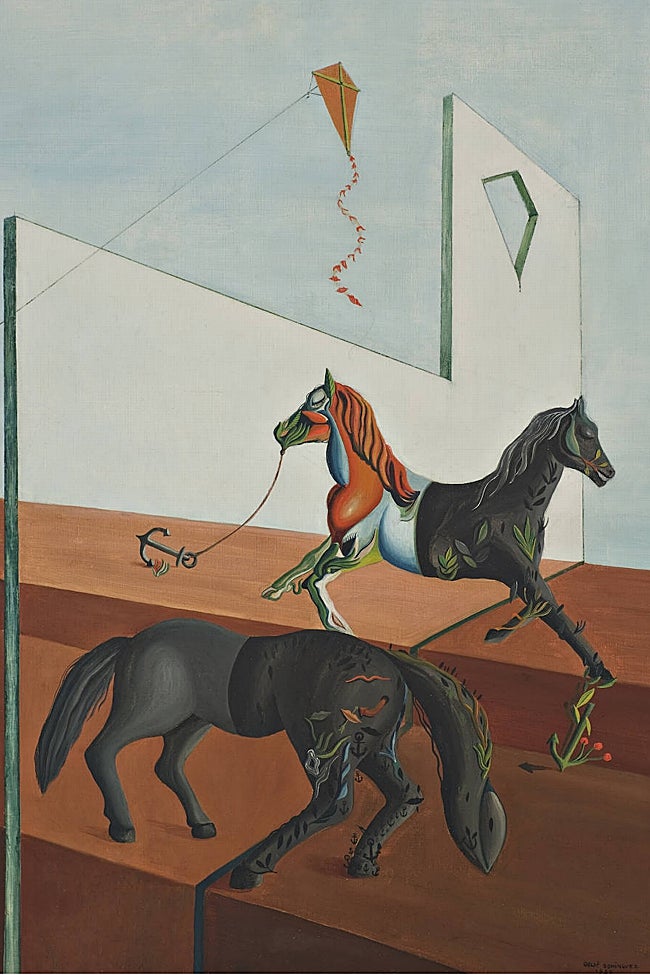 'Le dimanche ou Rut marin', obra de Óscar Domínguez.